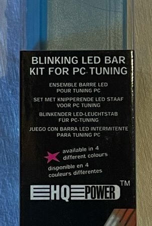 Blinkender LED-Leuchtstab für PC-Tuning - rot